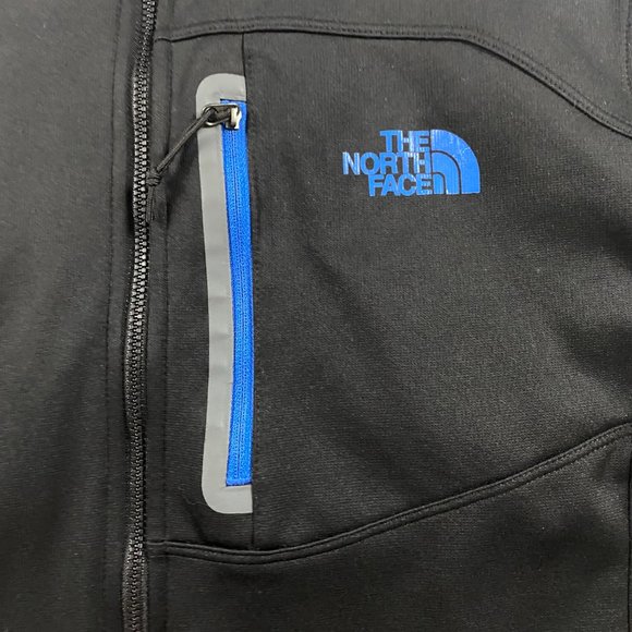 The North Face Canyonlands 1/4 1/2 Zip Pullover Men's Medium Black Softshell - Picture 3 of 9